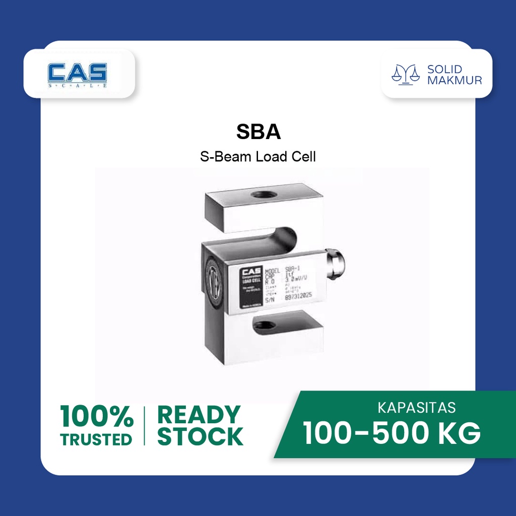 Jual Cas Sba Load Cell Cap Kg Load Cell Tipe S Cas Sba Kg Shopee Indonesia