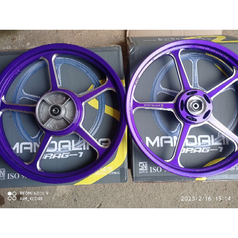 Jual Velg Power Mandalika Tromol Besar Yamaha Model Enkei Warna Ungu Shopee Indonesia