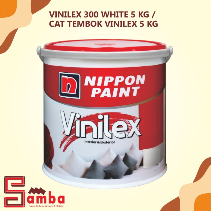 Jual Vinilex 300 White 5 Kg Cat Tembok Vinilex 5 Kg Shopee Indonesia 4863