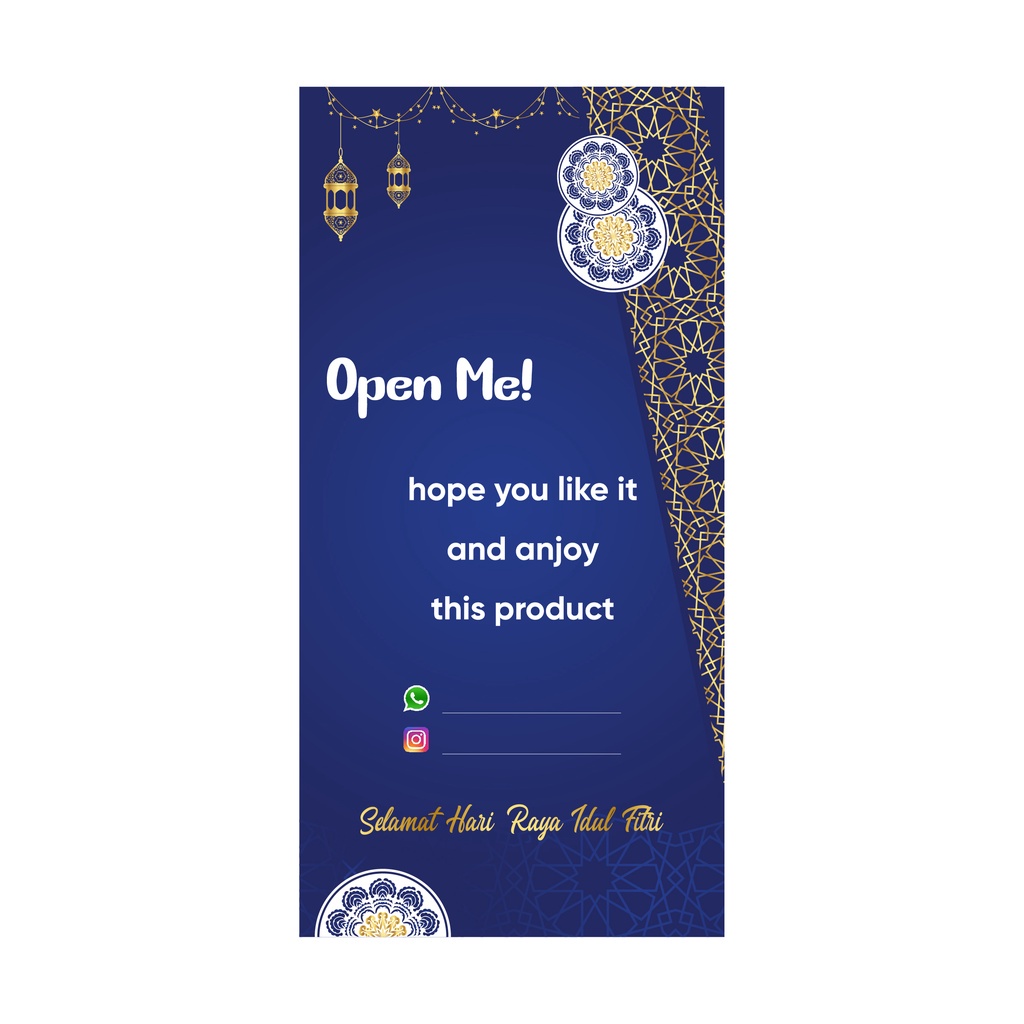 Jual Sticker Segel Kotak Box (5x10 cm) Stickercutting/Cuttingsticker ...