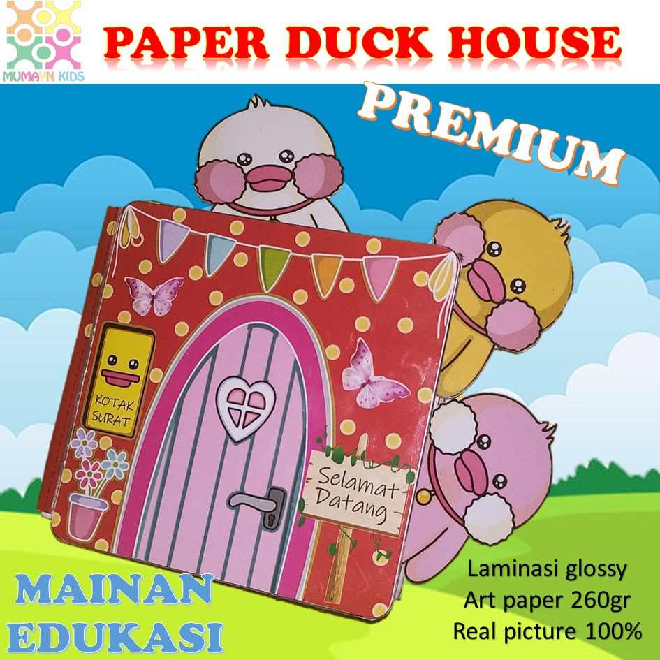 Jual Paper Duck Bebek Viral Ppremium Busy Book Paper Doll Quite Book Paper Book Mainan Edukasi 8677