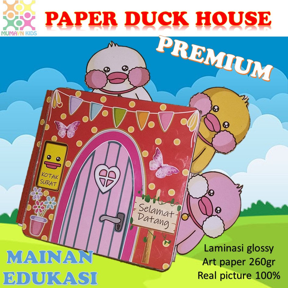 Jual Paper Duck Bebek Viral Ppremium Busy Book Paper Doll Quite Book Paper Book Mainan Edukasi 5687