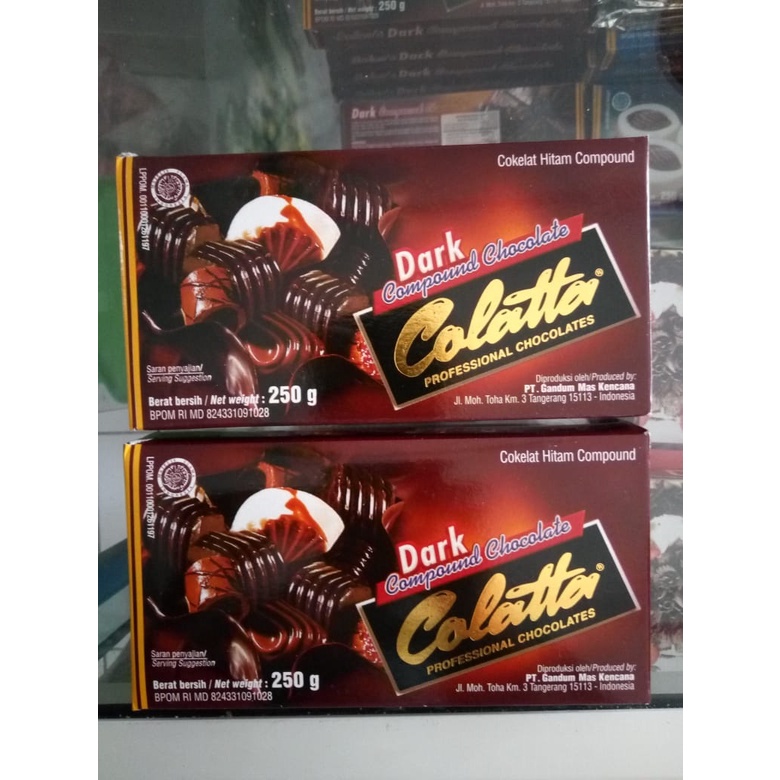 Jual Coklat batangan, coklat hitam compund, coklat batang merk Collata ...