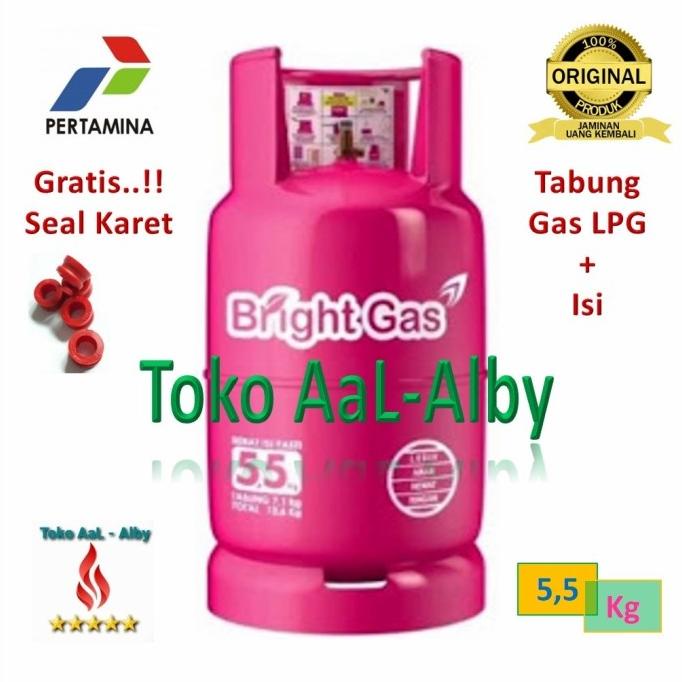 Jual Tabung Gas Bright Gas Kg Isi Shopee Indonesia