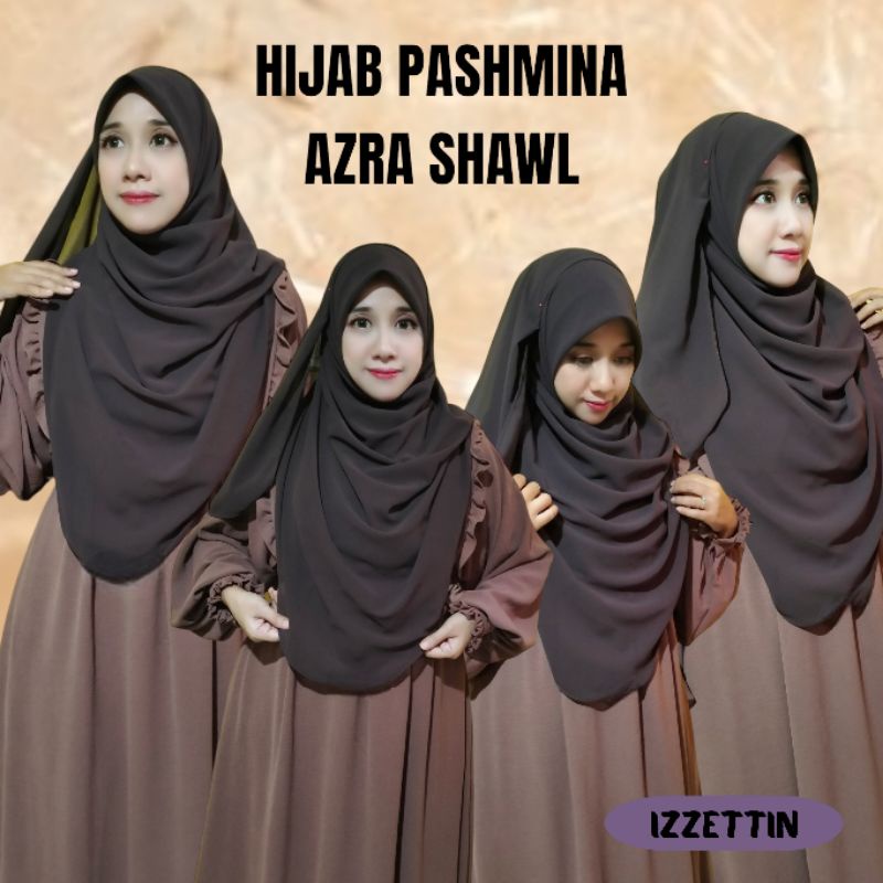 umma azra semi instant shawl