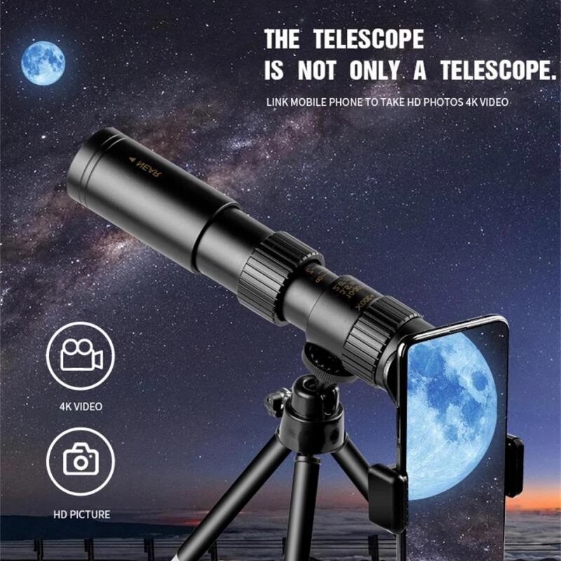 Jual TELEZOOM 10300X40 ZOOM + TRIPOD AND CLIP TELESCOPE MONOCULAR