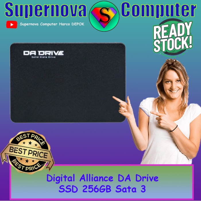 Jual Digital Alliance DA Drive SSD 256GB Sata 3 - SSD 3D Nand 256 GB 2. ...