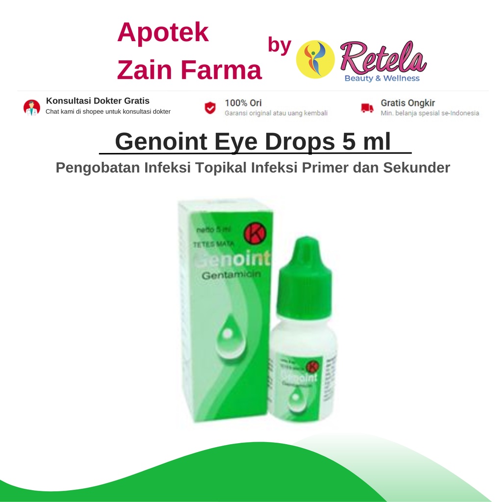 Jual GENOINT 0.3% EYE DROPS 5ML | Shopee Indonesia