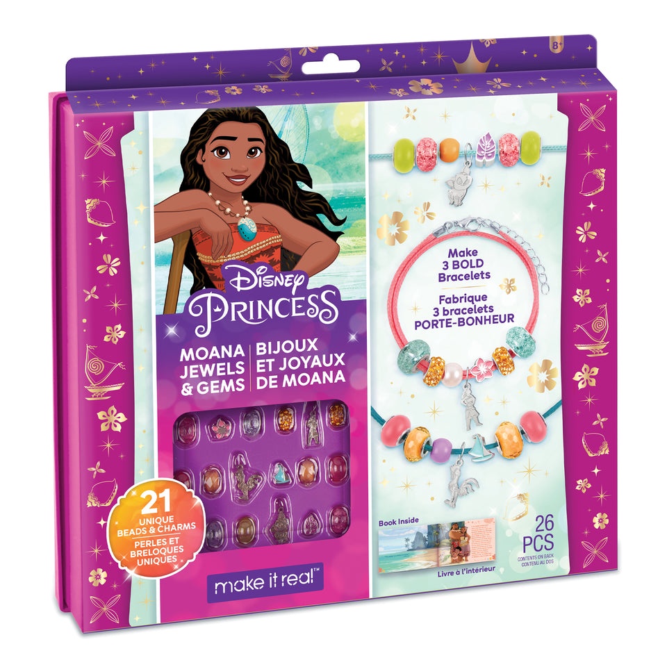 Jual MAKE IT REAL DISNEY PRINCESS MOANA JEWELS AND GEMS BRACELETS