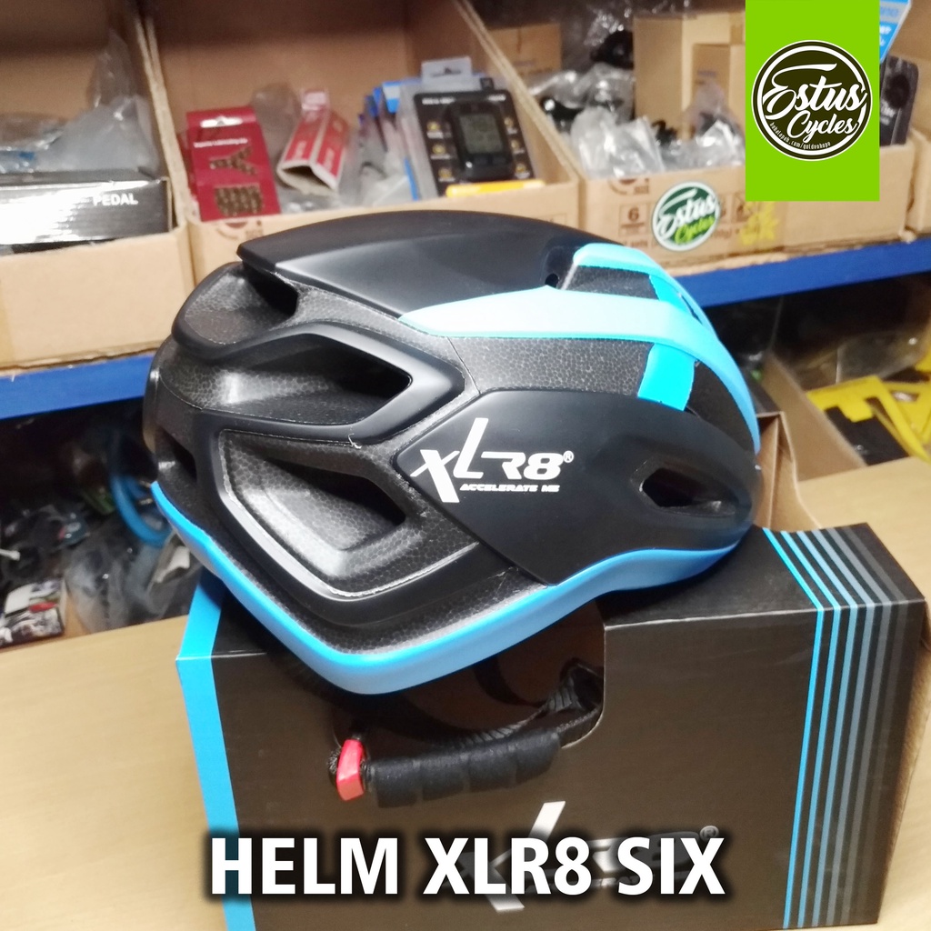 Jual Helm Sepeda XLR8 Six 6 Roadbike Lipat MTB Gunung Fixie Estus ...