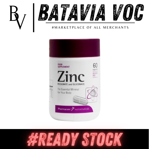 Jual Erha Nutraceuticals Zinc Picolinate and Gluconate 60 Kapsul Shopee Indonesia