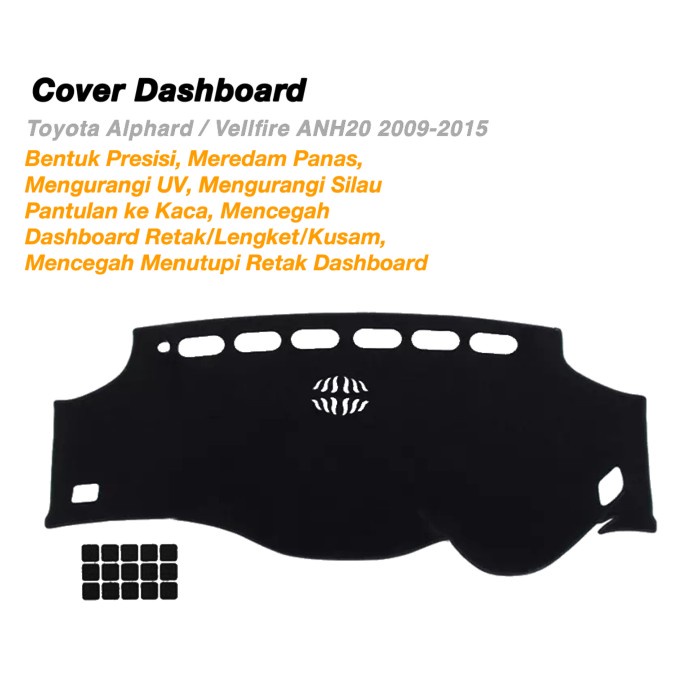Jual Cover Dashboard Toyota Alphard Vellfire Anh20 Gen 2 20092015