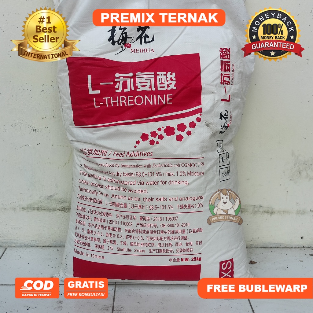 Jual L Threonine Gr Dan Kg Threonine Asam Amino Ternak Kg L