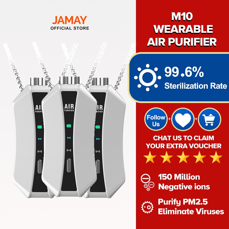 Jual JAMAY M10 Air Purifier Personal Ionizer Portable Purifier Kalung