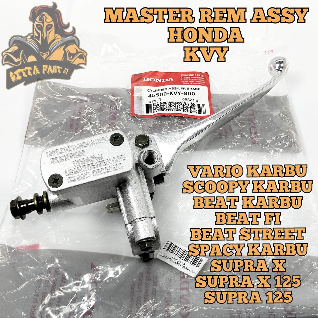 Jual MASTER REM SET KOMPLIT ASSY HONDA AHM KUALITAS ASLI ORIGINAL HONDA ...