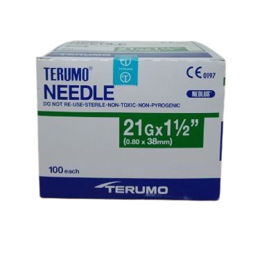 Jual Terumo Agani Needle 21G x 38mm Per Box isi 100 pcs | Shopee Indonesia