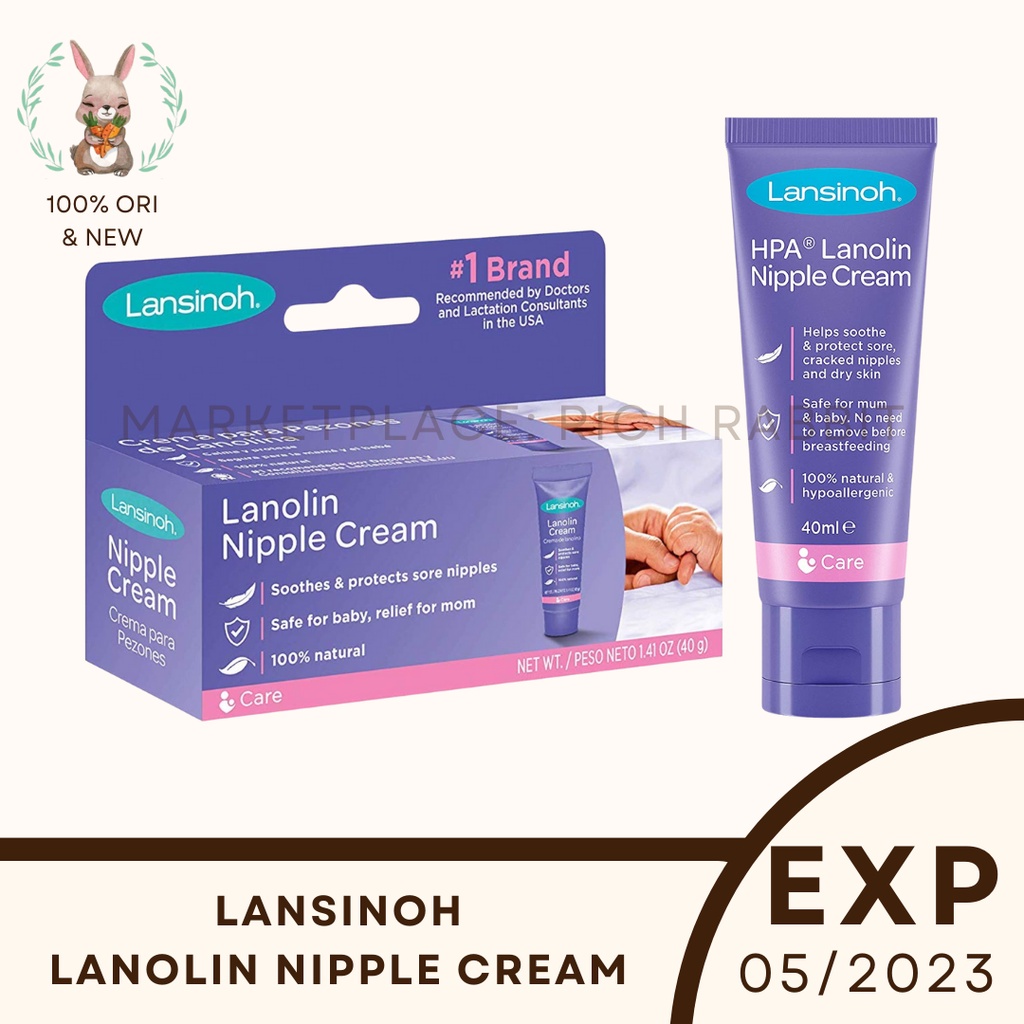 Jual Lansinoh HPA Lanolin Nipple Cream 40 Gram Krim Puting Lecet