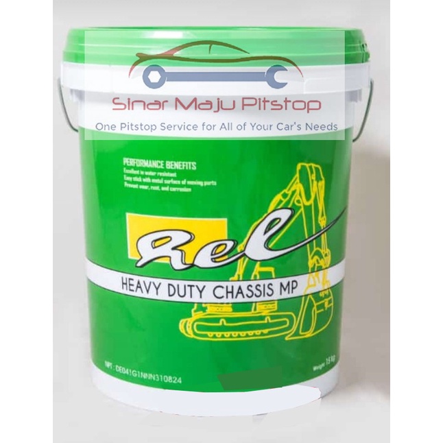 Jual REL Heavy Duty Chassis MP Grease Pail 15 KG Original Pelumas