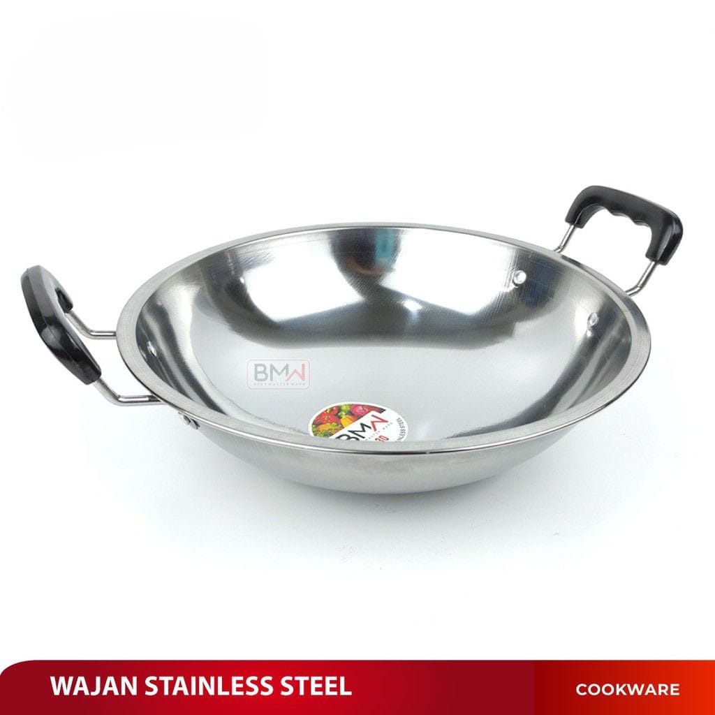Jual WAJAN STAINLESS STEEL 28CM ANTI LENGKET VD | Shopee Indonesia
