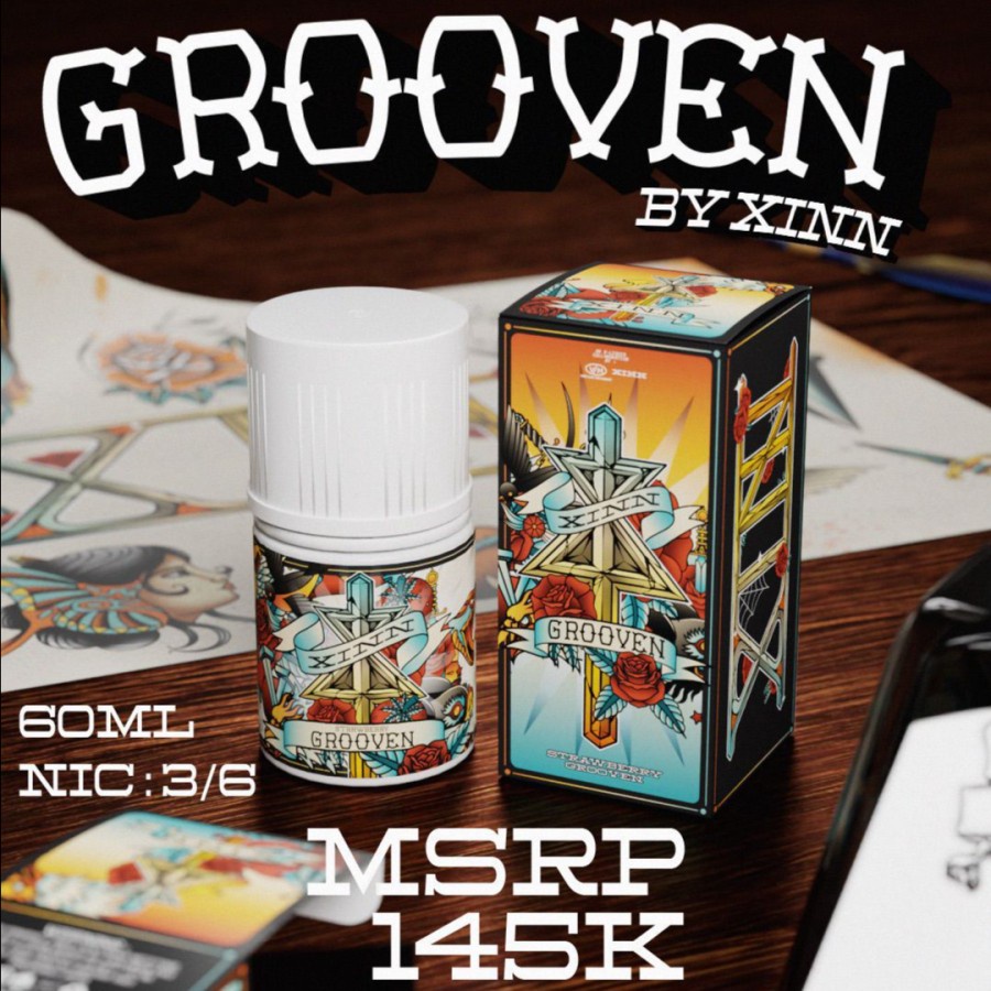 Jual Grooven Strawberry Grooven 60ML by RRQ Xinn x VEM Juice | Shopee ...