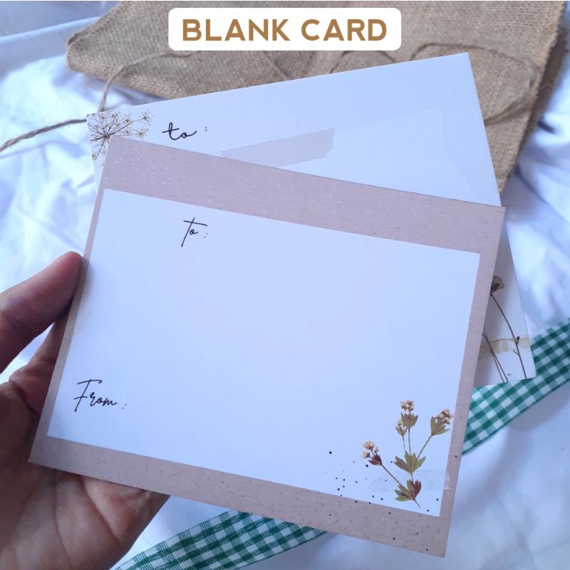 Jual BLANK CARD | KARTU UCAPAN/GREETING CARD/GIFT CARD/KARTU UCAPAN ...