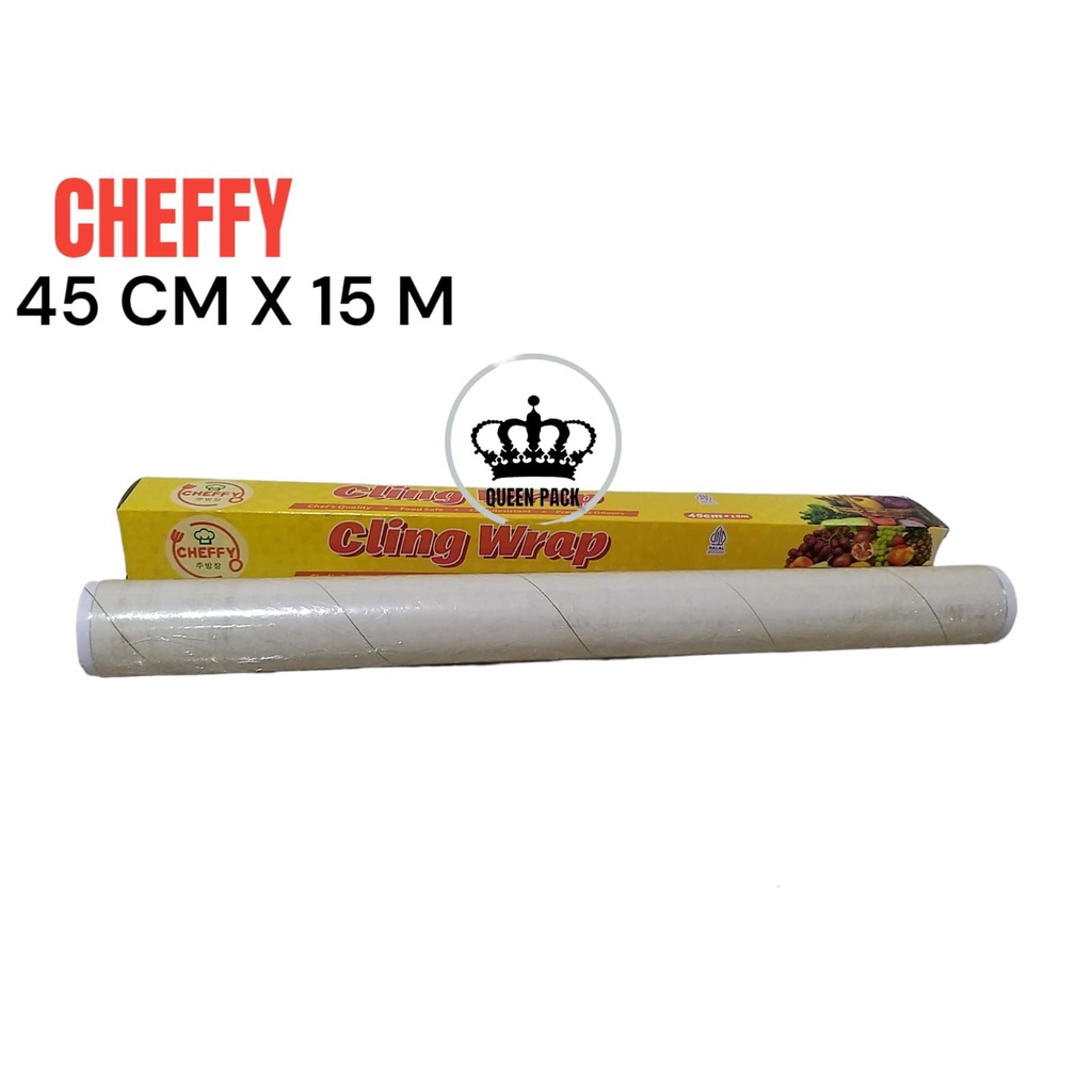 Jual Cling Wrap CHEFFY 45 cm x 15 M - Plastik pembungkus makanan ...
