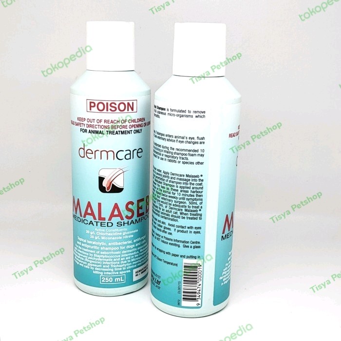 Jual Poison Malaseb Medicated Shampoo Shampo Kucing Anjing Dermcare 250