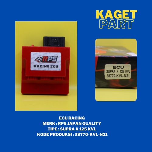 Jual ECU RACING MERK RPS TIPE SUPRA X 125 KVL ( 38770 - KVL - N21 ...