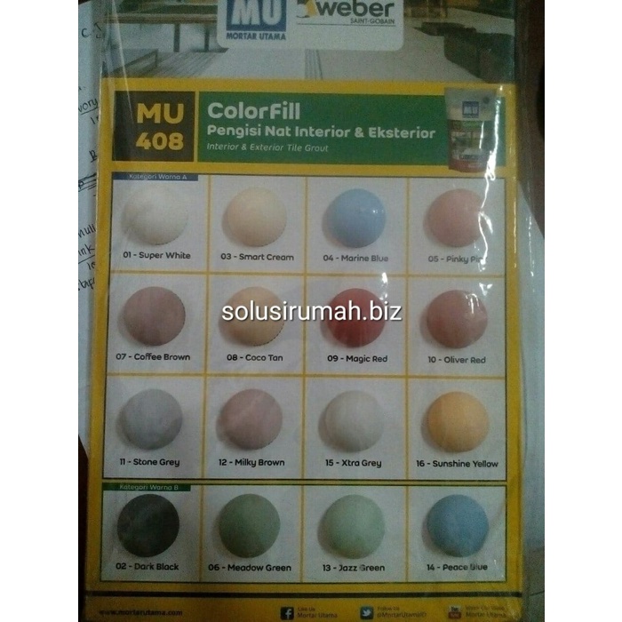 Jual Yang Dicari Katalog Kartu Warna Semen Warna Mu Per Set Kartu Warnanya Shopee Indonesia