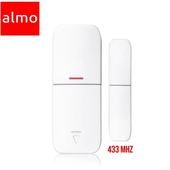 Jual ALMO Wireless Door Window Magnetic Sensor 433Mhz Alarm Rumah ...