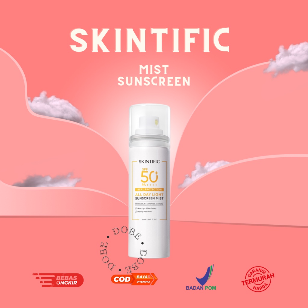 Jual Skintific All Day Light Sunscreen Mist Spf 50 Shopee Indonesia 4299