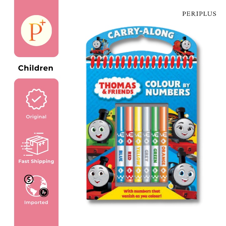 Jual Thomas Colour By Numbers - 9781788244534 | Shopee Indonesia