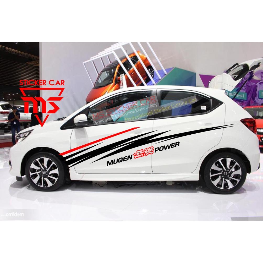 Jual Sticker Stiker Stripe Mobil Honda Brio Mugen Power Tribal Honda