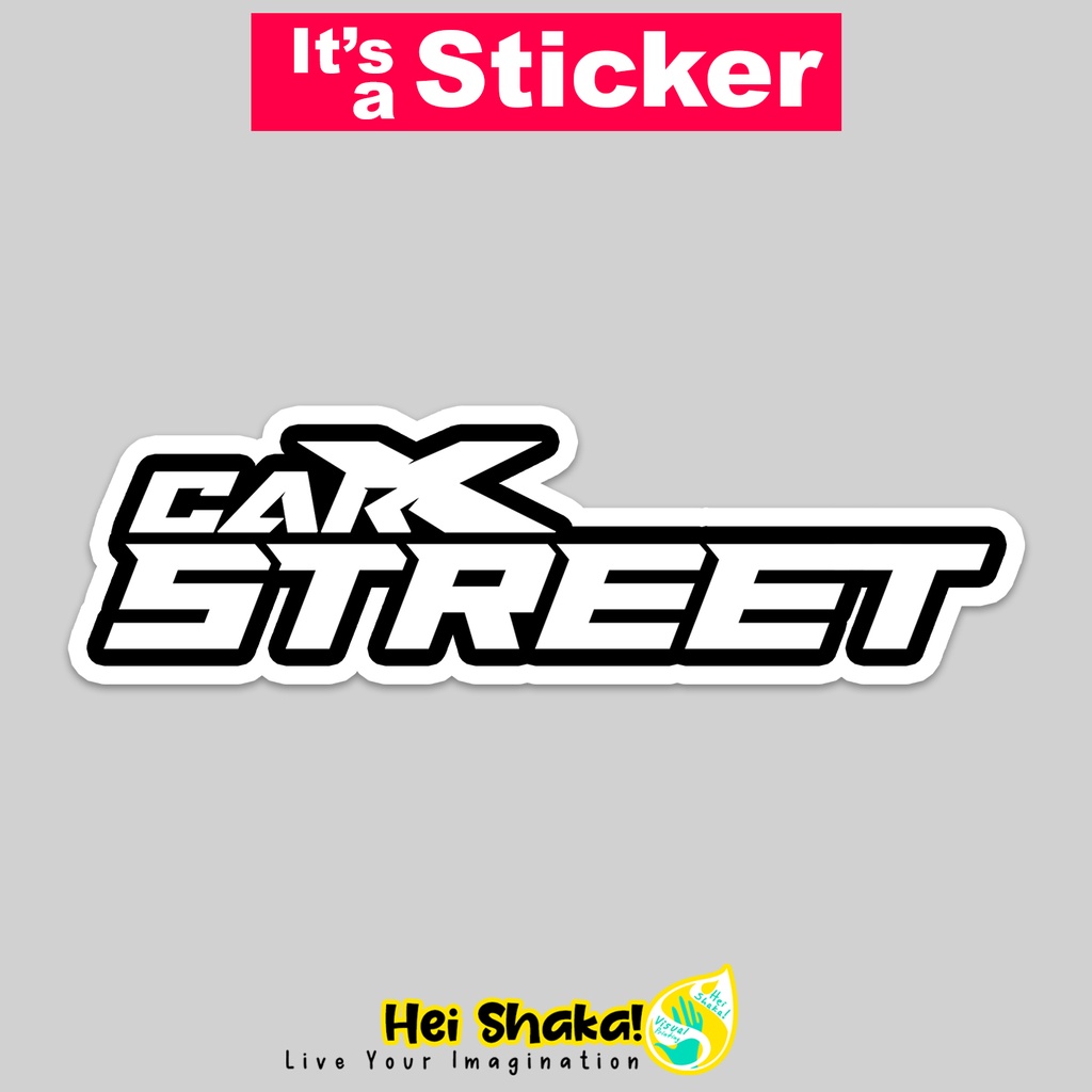 Jual Stiker Carx Street Logo Sticker Gamer Tempelan Gaming Bahan Vinyl