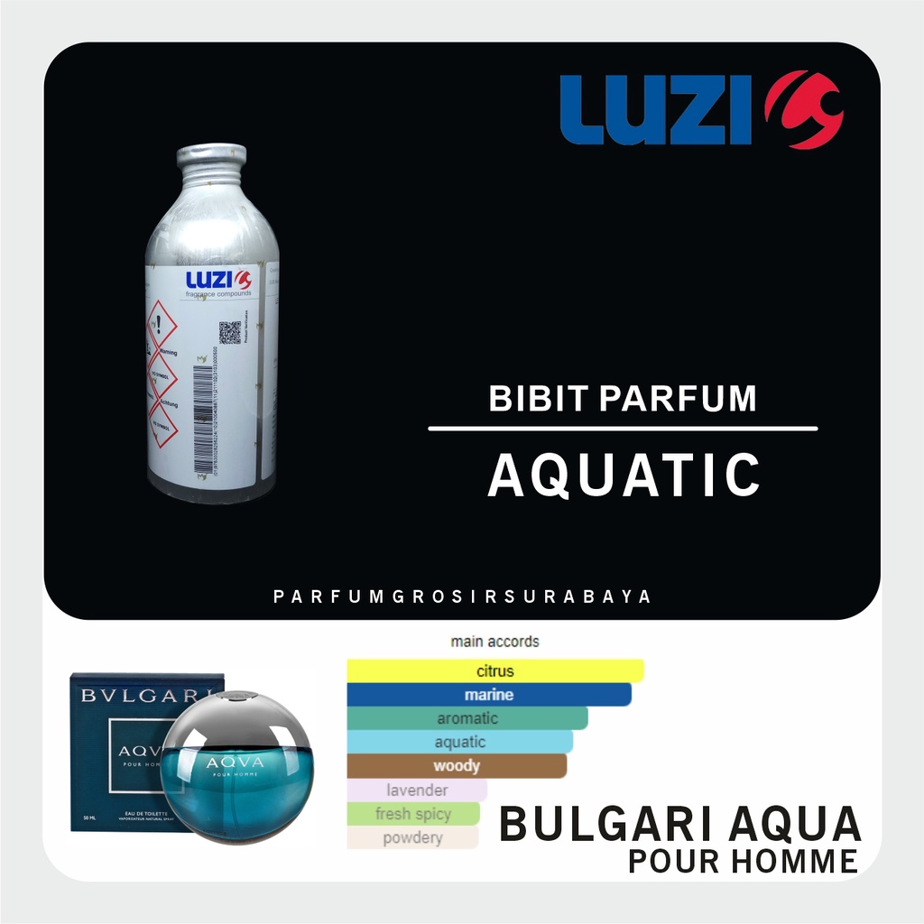 Jual Bibit Parfum - AQUATIC | Bulgary Aqua | Luzi | 500gr Segel ...