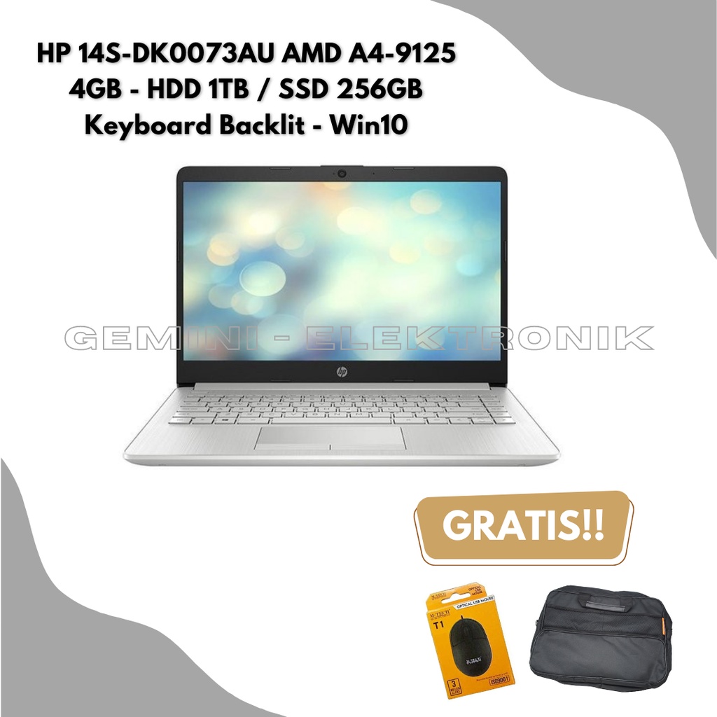 Jual Hp 14s Dk0073au Amd A4 9125 4gb 1tb Keyboard Backlit Windows 10 Shopee Indonesia 5238