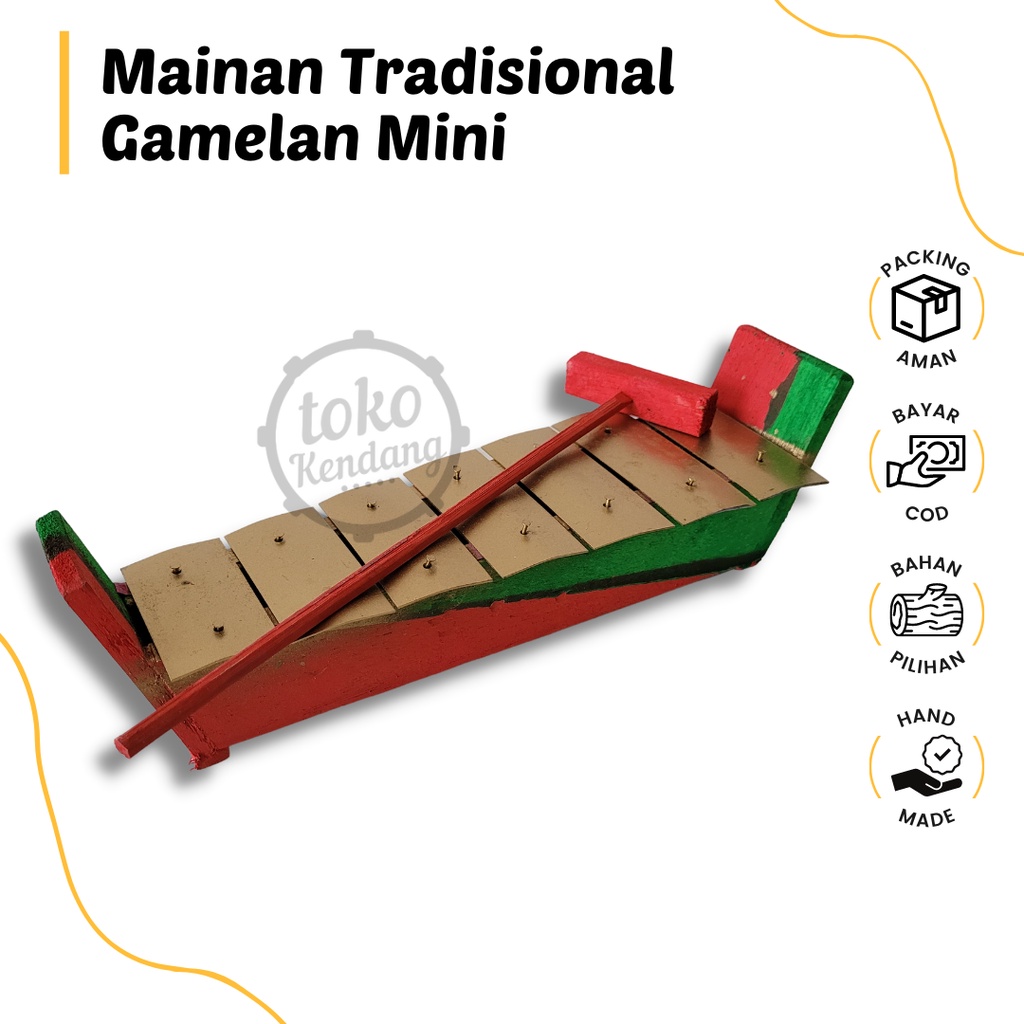 Jual Xylophone Gamelan Saron Gambang Mini Mainan Anak Tradisional Unik