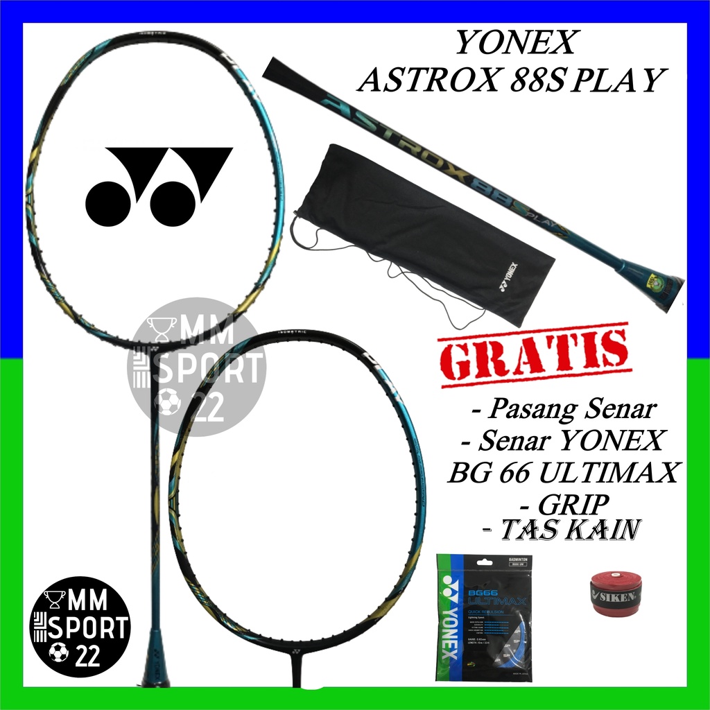 Jual Raket Badminton YONEX ASTROX 88S PLAY ORIGINAL | Shopee Indonesia