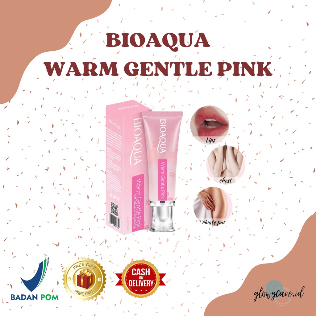 Jual Siap Kirim Bioaqua Warm Gentle Pink Nenhong Cream G Pemerah Bibir Puting Shopee