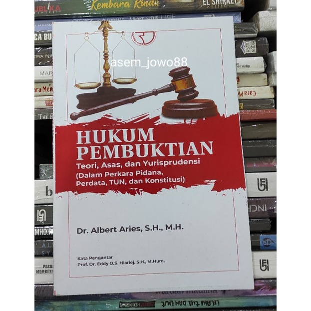 Jual Hukum Pembuktian Teori Asas Dan Yurisprudensi Dalam Perkara Pidana ...