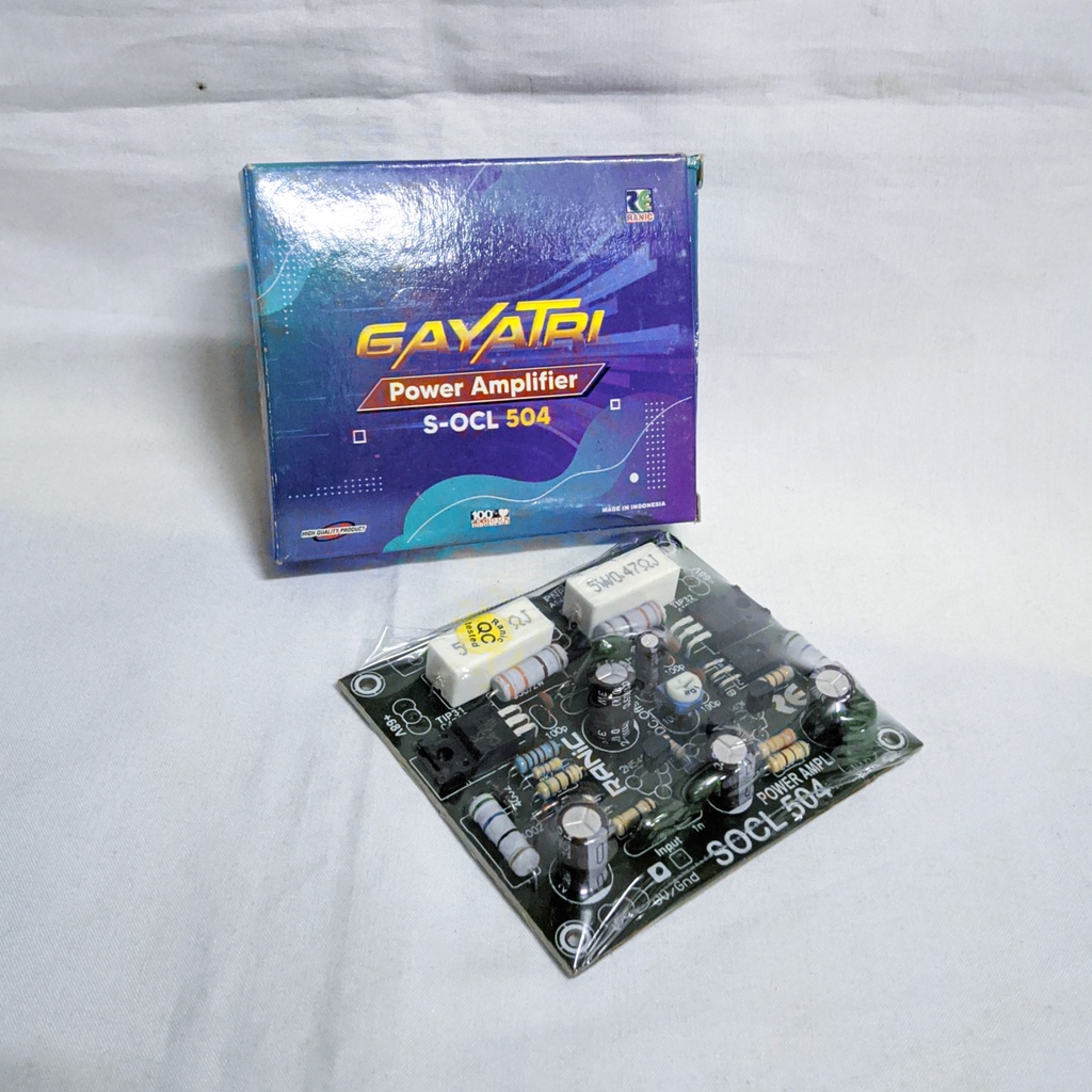 Jual Kit Power Amplifier SOCL 504 Gayatri Ranic Type 849 | Shopee Indonesia