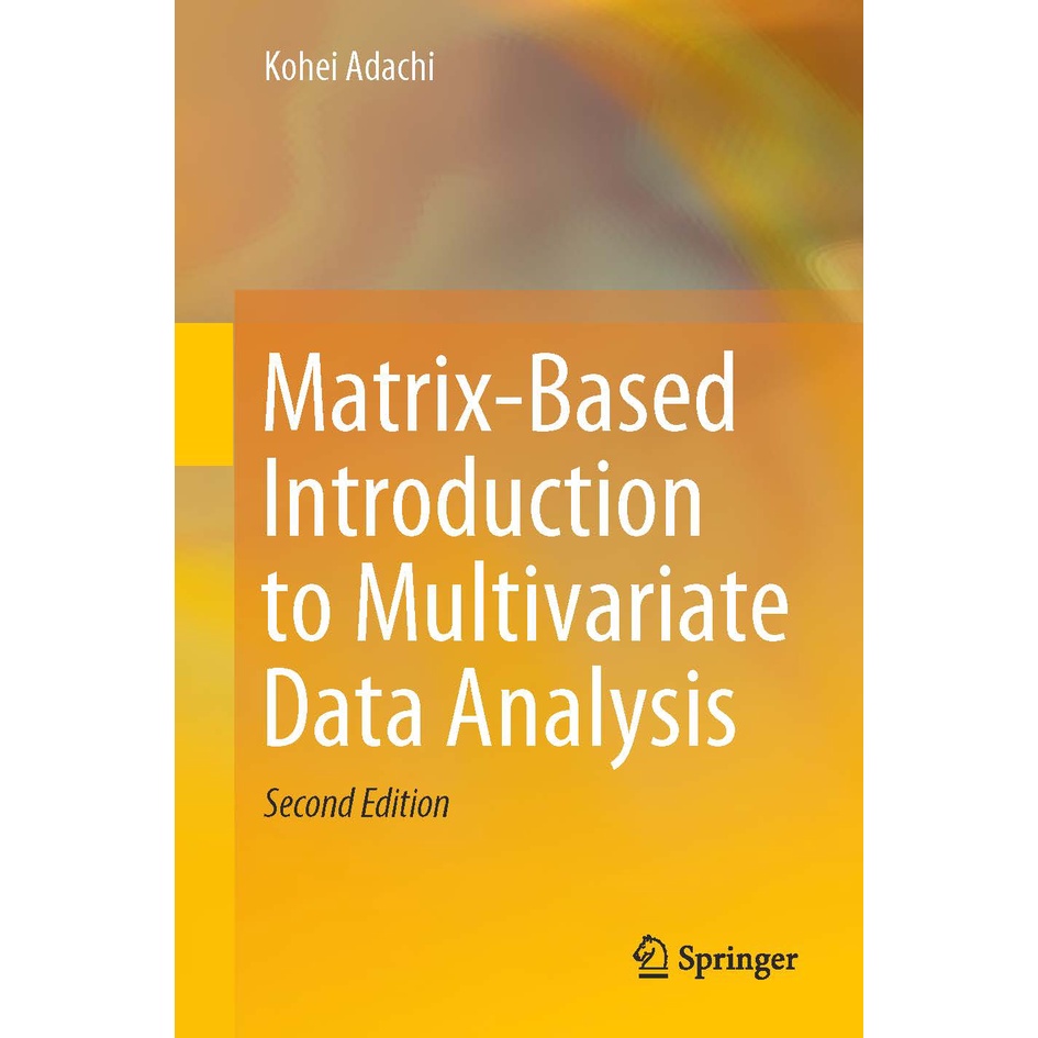 Jual Buku Matrix-based Introduction To Multivariate Data Analysis ...