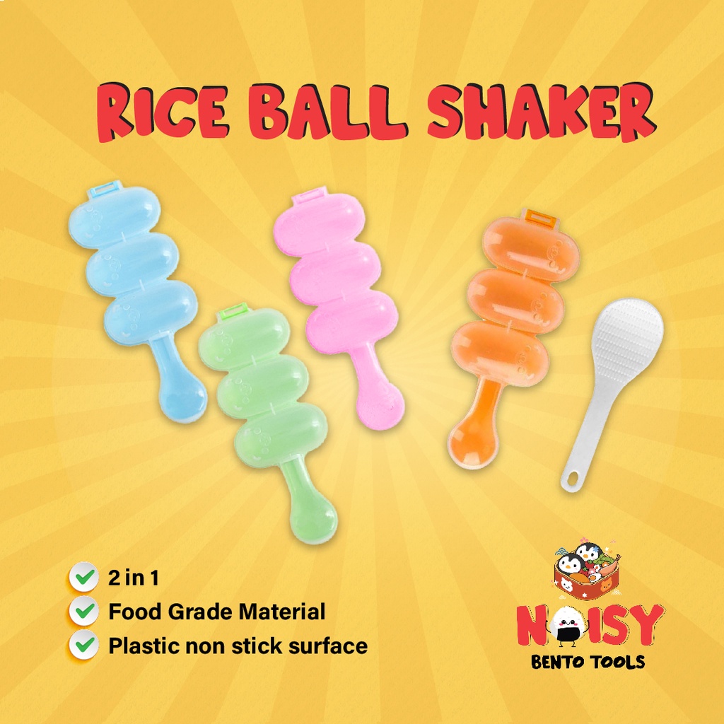 Jual RICE BALL SHAKER | PEMBUAT BOLA NASI BENTO | Shopee Indonesia
