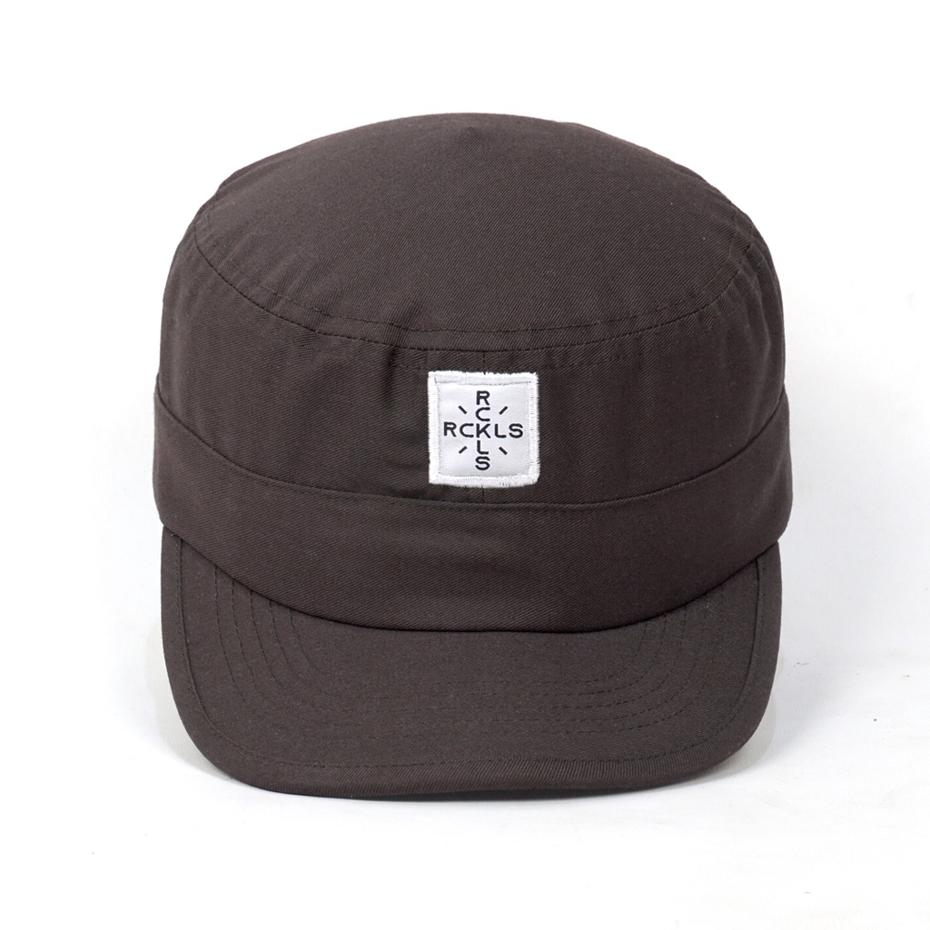 Jual RCKLS. - Polo Cap | Topi Pria Clasic Visor Pendek Comando Brown ...