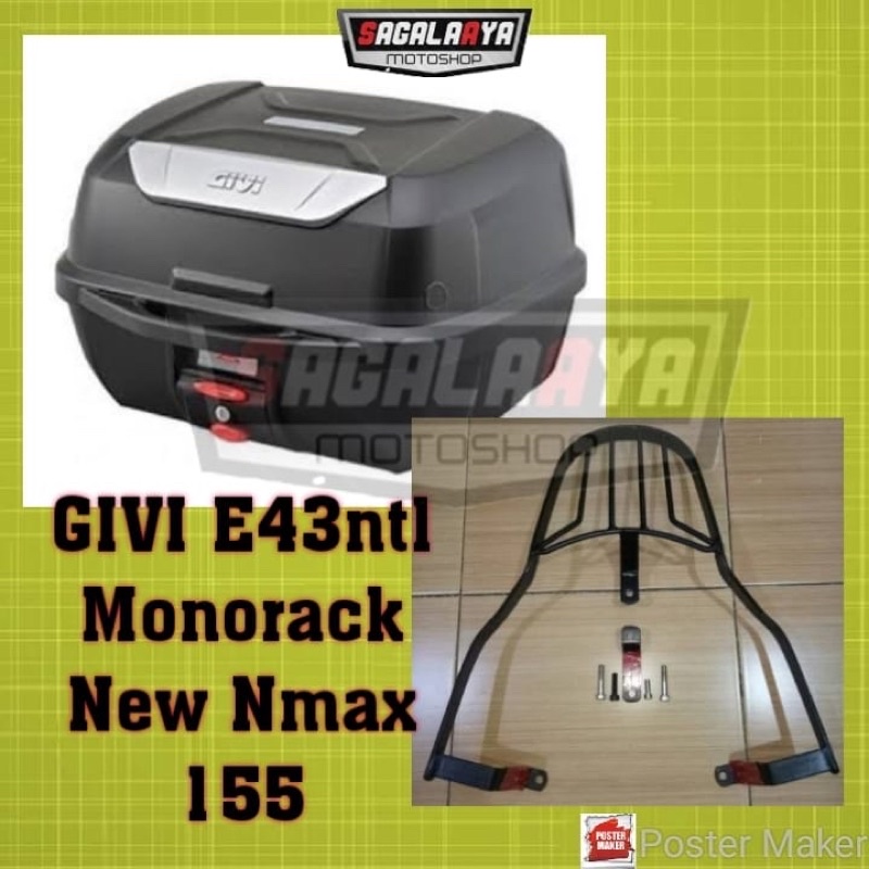 Jual Paket Box Givi E E Ntl Ntl Monorack Gp Sport Yamaha All New