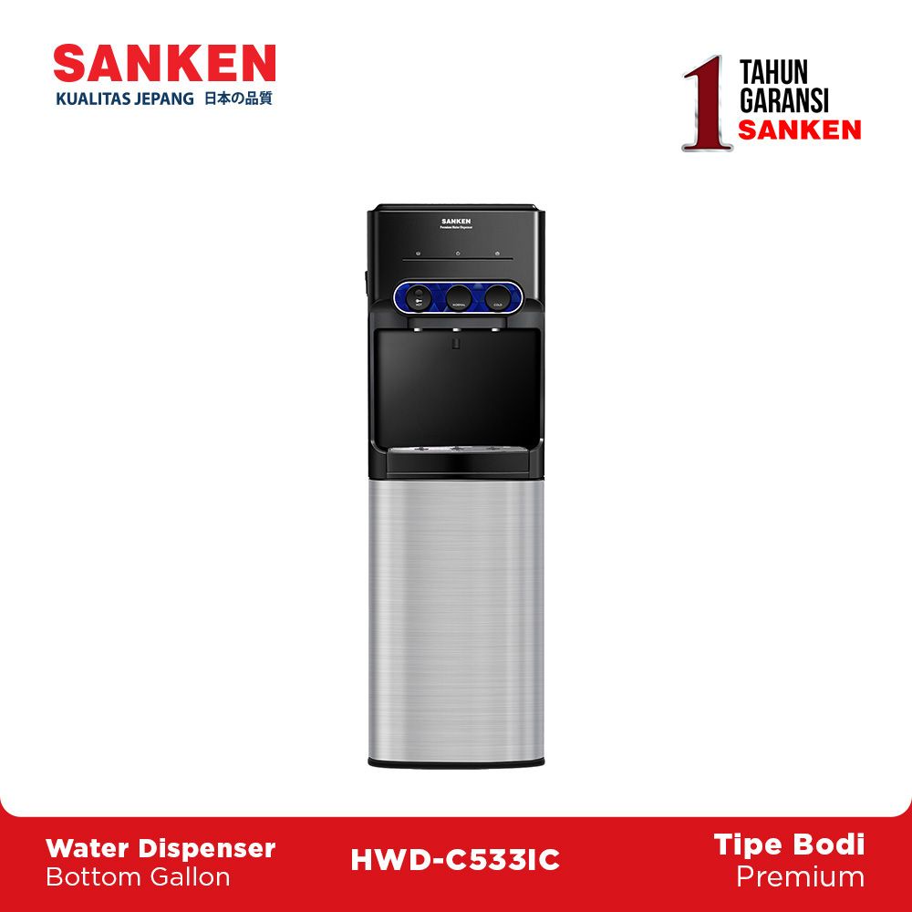 Jual Sanken Dispenser Galon Bawah Hwd C533ic Dispenser Bottom Loading Shopee Indonesia 7190