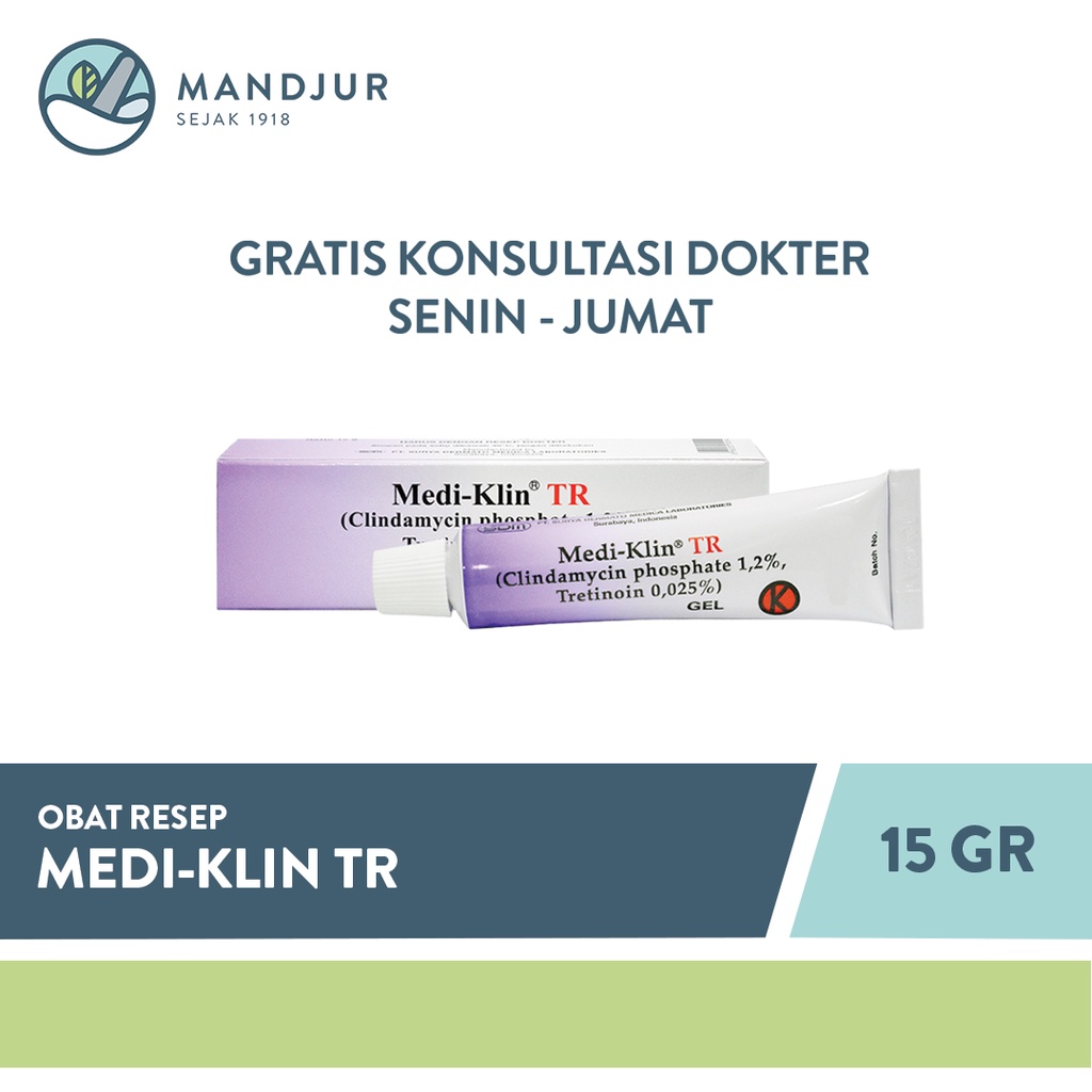 Jual Medi-Klin TR Gel 15 Gram | Shopee Indonesia