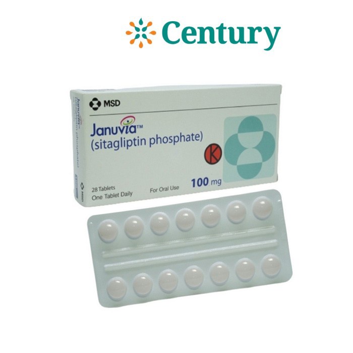 Jual JANUVIA 100 MG 1 STRIP 14 TABLET / ANTI DIABETES / SITAGLIPTIN ...