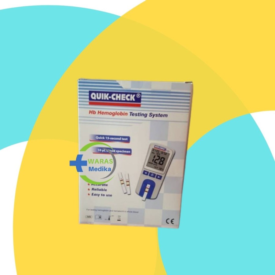 Jual Hemoglobin Meter Quick Check / Quik Check HB Alat | Shopee Indonesia