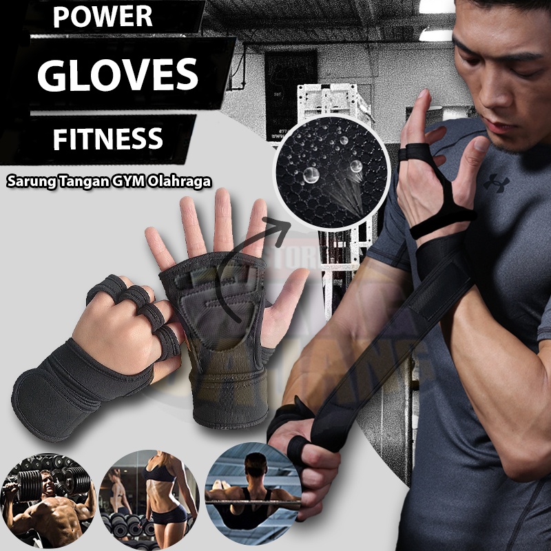Biking Gloves Anti-Slip Workout Grips Ergonomic Rubber Hand